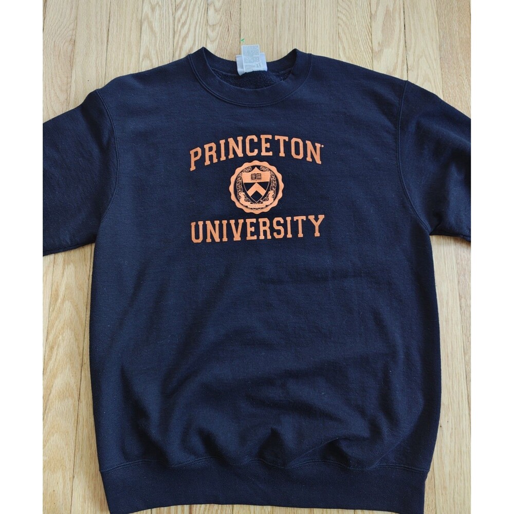 Princeton Tigers Sweatshirt Men’s Medium Blue Champion NCAA University Crewneck